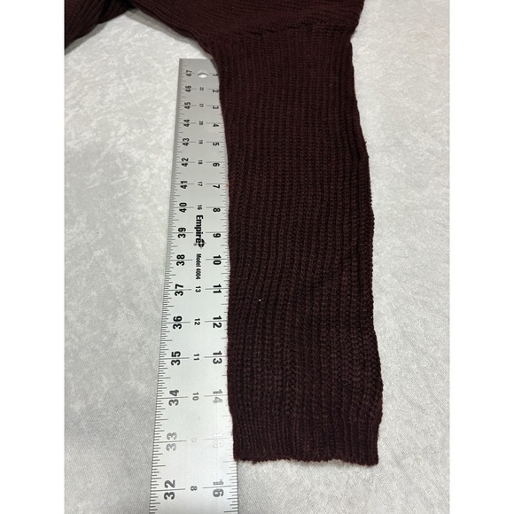 Unbranded Burgundy Women M Size Dress Long Sleeve. SKU72 - Picture 6 of 9